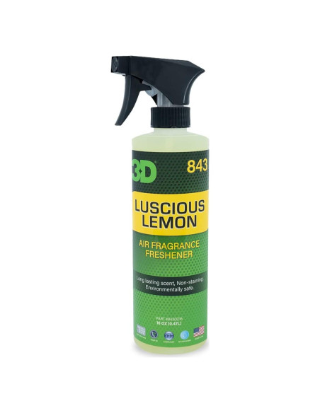 Ambientador de Auto 3D Car Care 16oz Limón Fresco Ambientador de Auto 3D Car Care 16oz Limón Fresco