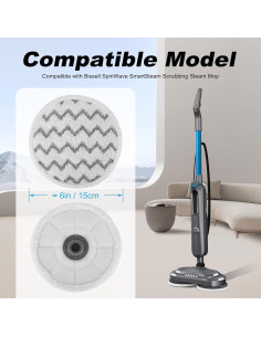 Almohadillas de Reemplazo Bissell Spinwave 3897A - 10 Paquetes 2