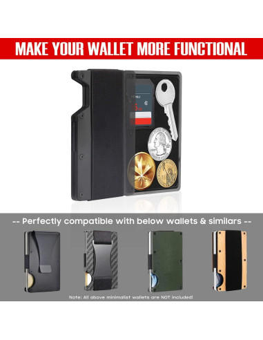 Bandeja de Monedas Minimalista UpLook para Carteras de 7 Tornillos