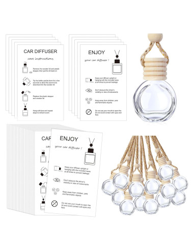 Juego de 50 Botellas Difusoras de Aromas Boao para Automóvil