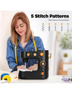 Mini Máquina de Coser Portátil Josbuynls FHSM-398 Doble Velocidad 2