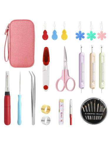 Kit de Enhebrador Automático 2-en-1 TMJUU con Accesorios de Costura