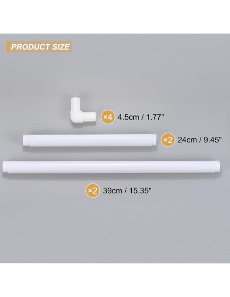 Aros de Bordado PATIKIL Reutilizables 27.94x43.18 cm PVC Aros de Bordado PATIKIL Reutilizables 27.94x43.18 cm PVC