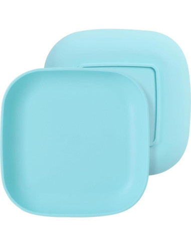 Platos de Silicona BABELIO para Niños - Paquete de 2, 18.5 cm