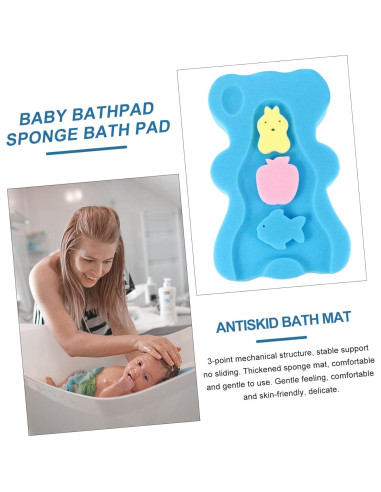 Alfombra de Baño para Bebés Toyvian 48x29cm Azul