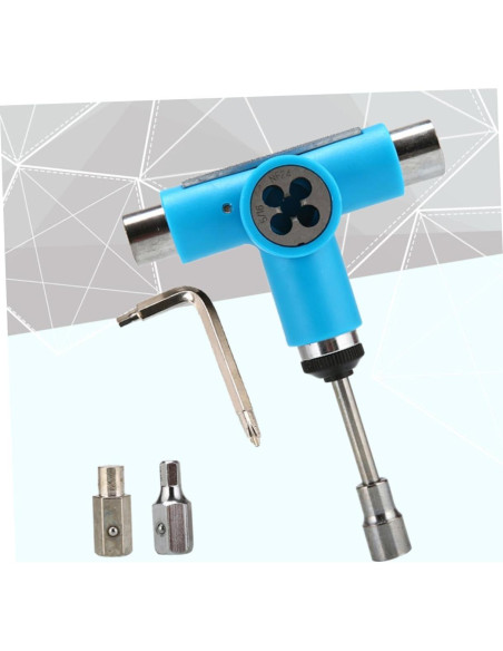 Herramienta T Multifuncional GALPADA para Patinetas Azul Herramienta T Multifuncional GALPADA para Patinetas Azul