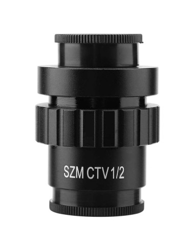 Lente Objetivo Auxiliar 0.5X Yanmis para Microscopio Trinocular