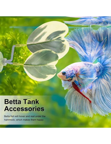 Almohadilla de Hoja para Peces Betta M METERXITY 85x110mm Almohadilla de Hoja para Peces Betta M METERXITY 85x110mm