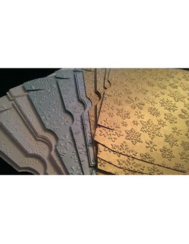 Carpetas de Embossing Kwan Crafts A4 para Tarjetas y Scrapbooking