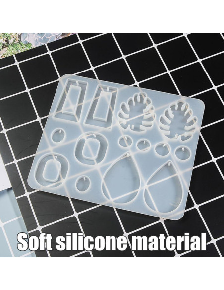 Kit de Fabricación de Joyería DIY Ksheria - Moldes de Resina y Ganchos Kit de Fabricación de Joyería DIY Ksheria - Moldes de Resina y Ganchos