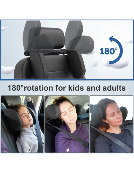 Almohada reposacabezas coche Belmeri ajustable 180 beige Almohada reposacabezas coche Belmeri ajustable 180 beige
