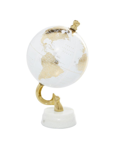 Globo Terráqueo Decorativo Deco 79 Dorado 15 cm
