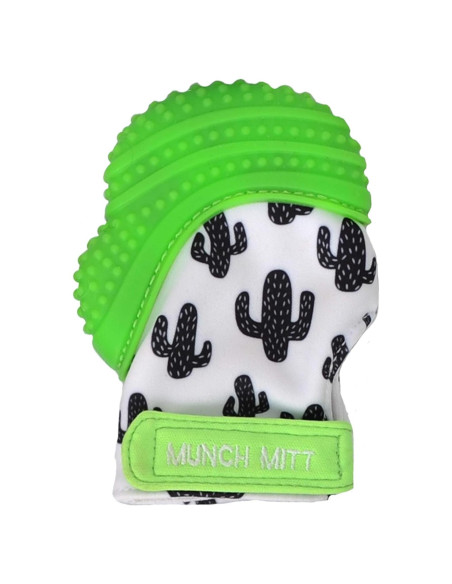 Mitón de Dentición Munch Mitt Malarkey Kids Cactus Verde Mitón de Dentición Munch Mitt Malarkey Kids Cactus Verde