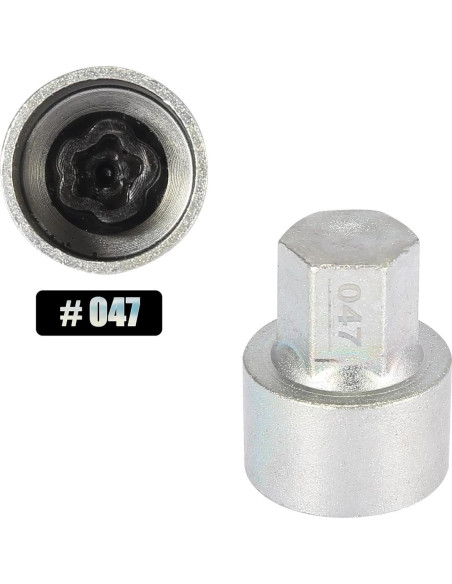 Llave de Tuerca de Bloqueo de Rueda Antirrobo X AUTOHAUX 047 para BMW Llave de Tuerca de Bloqueo de Rueda Antirrobo X AUTOHAUX 047 para BMW