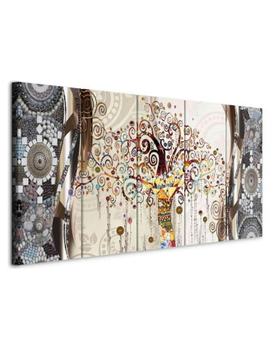 Lienzo Impreso Artgeist Gustav Klimt 100x40 cm 5 Piezas
