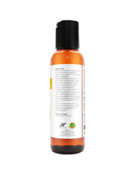 Aceite de Girasol Orgánico Velona 60ml - 100% Puro y Natural Aceite de Girasol Orgánico Velona 60ml - 100% Puro y Natural