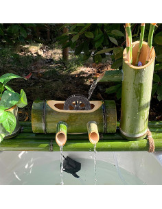 Mini Rueda de Agua Homoyoyo 8x8cm para Jardín Zen 2