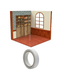 Organizador de fondo para figuras 1:12 Vaveren 21.5x21.5cm
