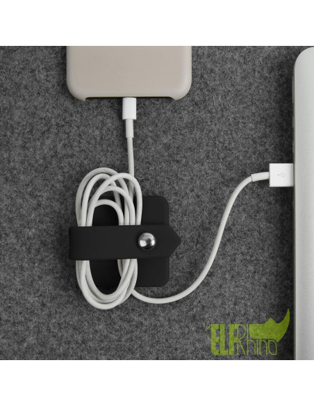 Organizador de Cables para Auriculares ELFRhino Negro Organizador de Cables para Auriculares ELFRhino Negro