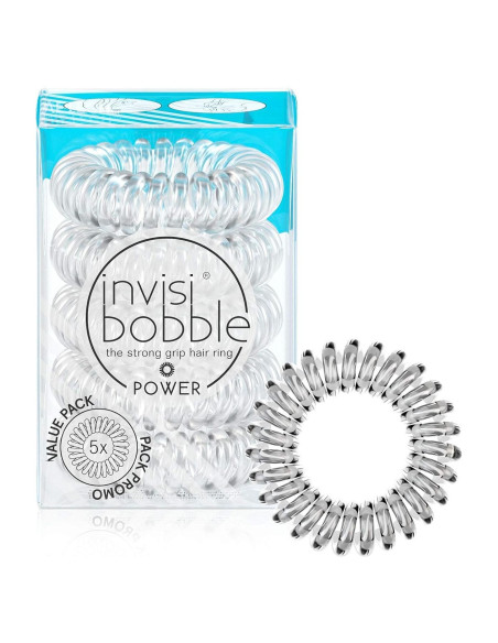 Invisibobble Power - 5 Lazos para Cabello Transparente Invisibobble Power - 5 Lazos para Cabello Transparente