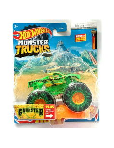 Camión DieCast Hot Wheels Monster Trucks Gunkster 1:64