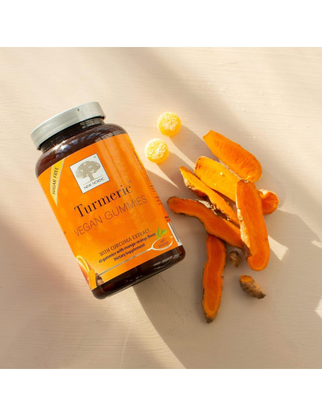 Gominolas de Cúrcuma Nuevo Nordic 300 mg Sin Azúcar 60 Unidades Gominolas de Cúrcuma Nuevo Nordic 300 mg Sin Azúcar 60 Unidades