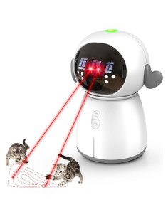 Juguete láser automático para gatos Kachewlulu - Interactivo y recargable