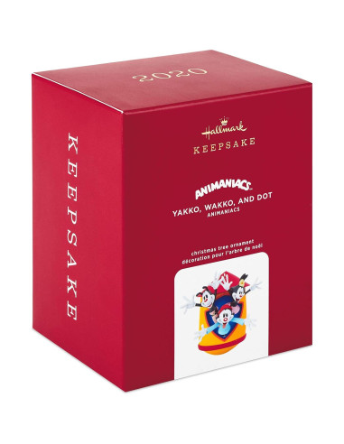 Adorno Navideño Hallmark Keepsake Animaniacs 2020 - Yakko, Wakko y Dot