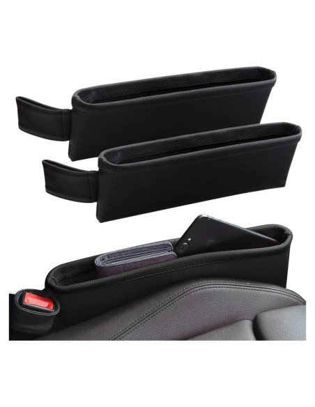 Organizador de Espacio entre Asientos de Coche BubabyZZ Negro Organizador de Espacio entre Asientos de Coche BubabyZZ Negro