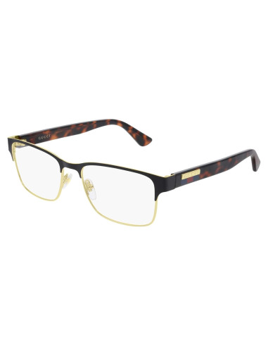 Gafas de prescripción Gucci GG0750O para hombres - Havana oscuro