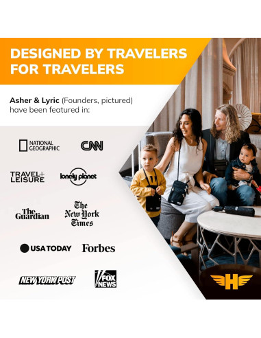 Adaptador de Viaje Universal Hero con 2 USB-A y 1 USB-C