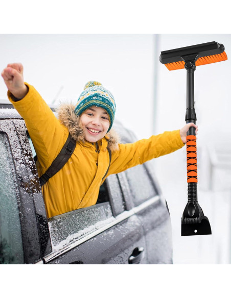 Raspador de Hielo y Cepillo de Nieve VOCAON 79.9 cm Naranja Raspador de Hielo y Cepillo de Nieve VOCAON 79.9 cm Naranja