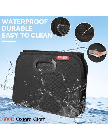 Organizador de Maletero Plegable OEMASSIVE 35L Negro Resistente