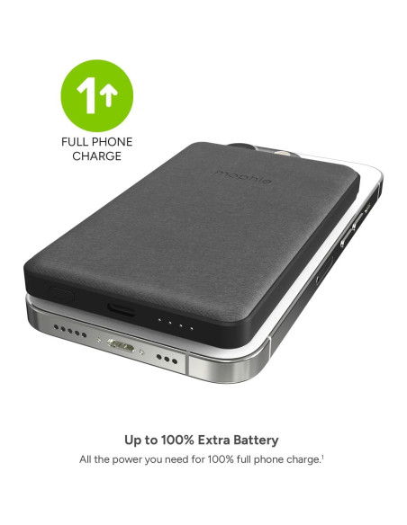 Cargador Inalámbrico Magnético Mophie Snap+ Juice Pack Mini 5000 mAh Cargador Inalámbrico Magnético Mophie Snap+ Juice Pack Mini 5000 mAh