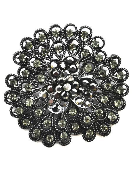Broche de Rhinestone Belagio Enterprises 6.35 cm Broche de Rhinestone Belagio Enterprises 6.35 cm