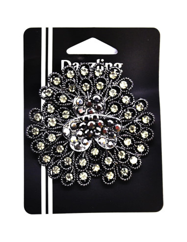 Broche de Rhinestone Belagio Enterprises 6.35 cm