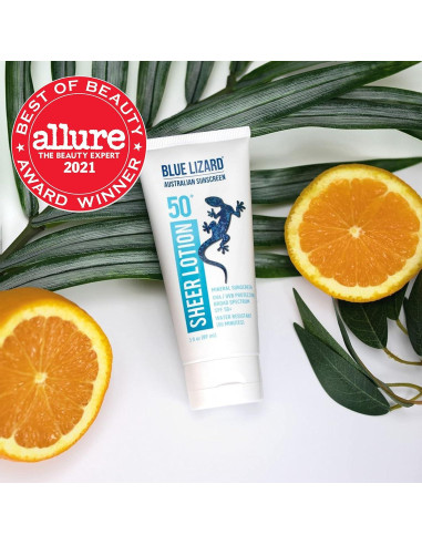 Protector Solar Mineral Blue Lizard SPF 50 - 3 oz Cuerpo y 1.7 oz Cara
