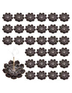 Soporte de Incienso Loto 30 Piezas Sumind Latón Retro