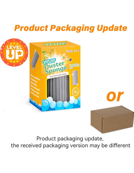 Esponja Limpiadora Húmeda YFUIF 2-Pack Multiusos Gris Esponja Limpiadora Húmeda YFUIF 2-Pack Multiusos Gris