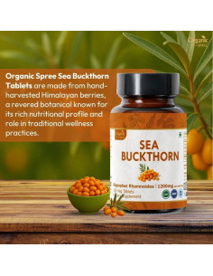 Tabletas de Espino Marino Organic Spree 120 g - Omega 7 2
