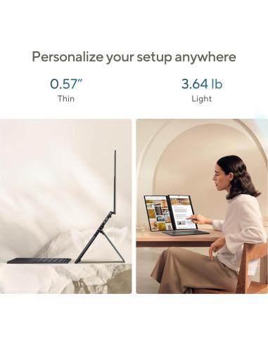 Laptop ASUS Zenbook DUO 14" OLED 3K Intel Core Ultra 7 32GB 1TB