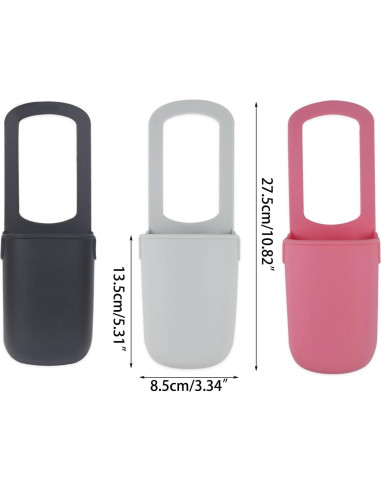 Soporte para Taza y Almacenamiento LIANXUE Negro Silicona