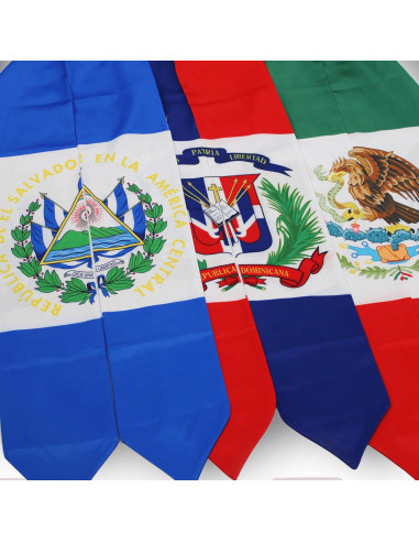 Estola de Graduación Unisex 182.88 cm - Bandera Americana