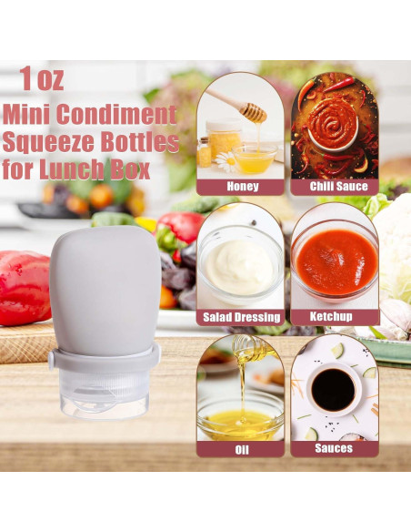 Botellas de Viaje Silicona 1 oz WXOIEOD A Prueba de Fugas Botellas de Viaje Silicona 1 oz WXOIEOD A Prueba de Fugas