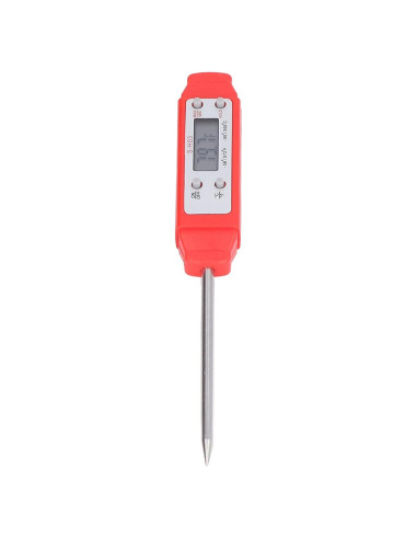 Termómetro Digital de Cocina Fydun Rojo - Precisión y Portátil