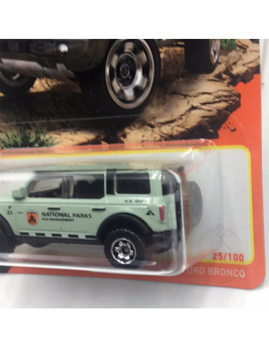 Matchbox Ford Bronco 2021 Verde Menta 1:64 Metal Coleccionable