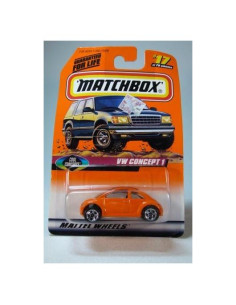 Matchbox VW Concept 1 Naranja 1:64 Metal Fundido