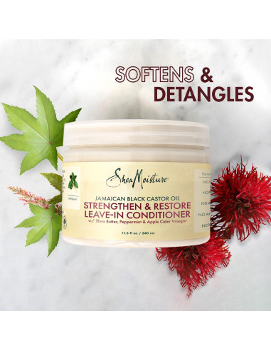 Acondicionador sin enjuague SheaMoisture 425g x3 - Crecimiento y Fortalecimiento