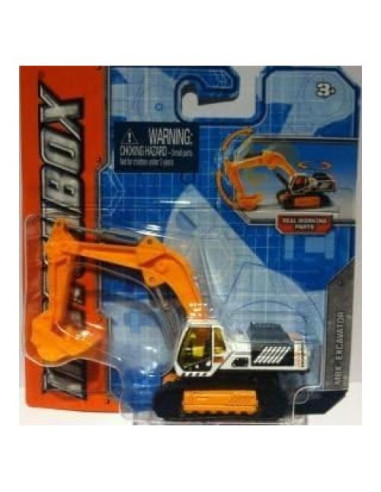 Excavadora Matchbox 2012 MBX 14.5cm con Piezas Funcionales