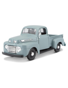 Maisto 1:25 Ford F-1 Pickup 1948 Diecast 20 cm Gris/Azul